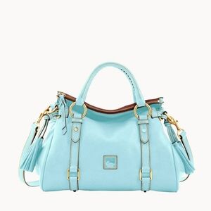 NWT! Dooney & Bourke Florentine Satchel In Pale Blue